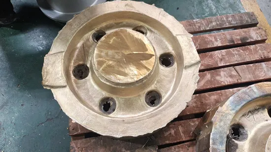 Bronze/Brass Casting Valve Parts/Body/Disc/Plate for Butterfly Valve/Gate Valve Made by Sand Casting